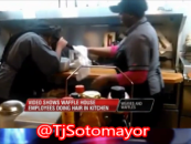 Black Waffle House Weave Heads Caught On Camera Doing Hair In The Kitchen Using Food Utensils! (Video)