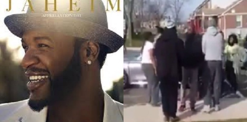 R&B Singer Jahiem Punked By Thugs For Shooting A Music Video On Their Block! (Video)
