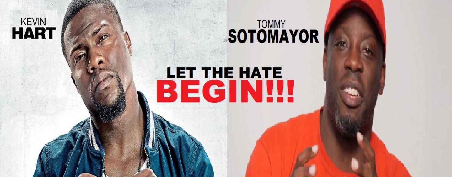 Comedian Kevin Hart & Tommy Sotomayor Are Gay-Coons Doing Sexual Favors To White Men For Money! (Video)