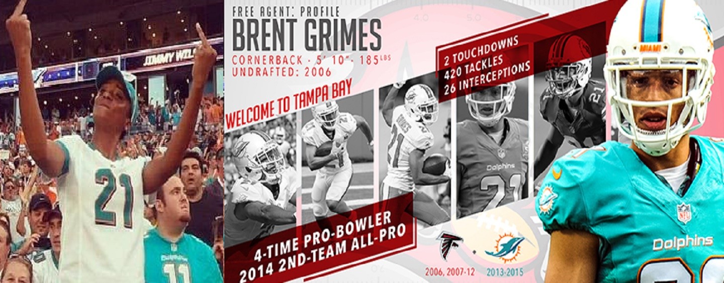 Tampa Bay Bucs Sign Brent Grimes But Force His WIfe To Quit Twitter But Shes Still Talking! (Video)