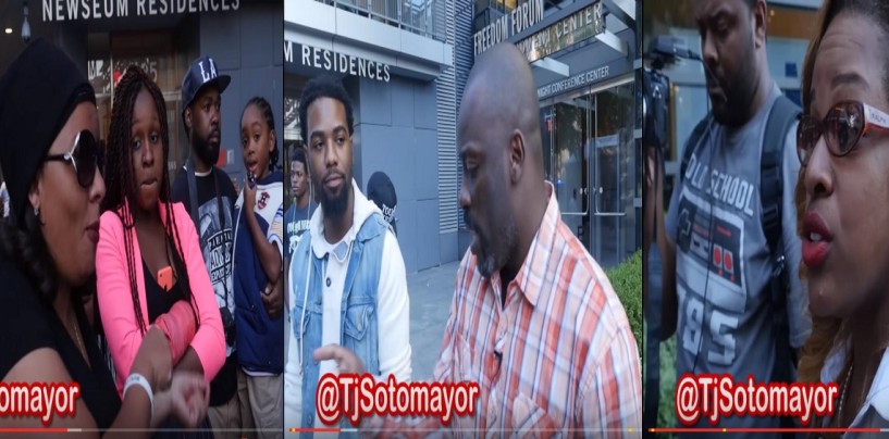 Blacks At 2015 Million Man March Take On Tommy Sotomayor & His Opinions On Black Women! (Video)