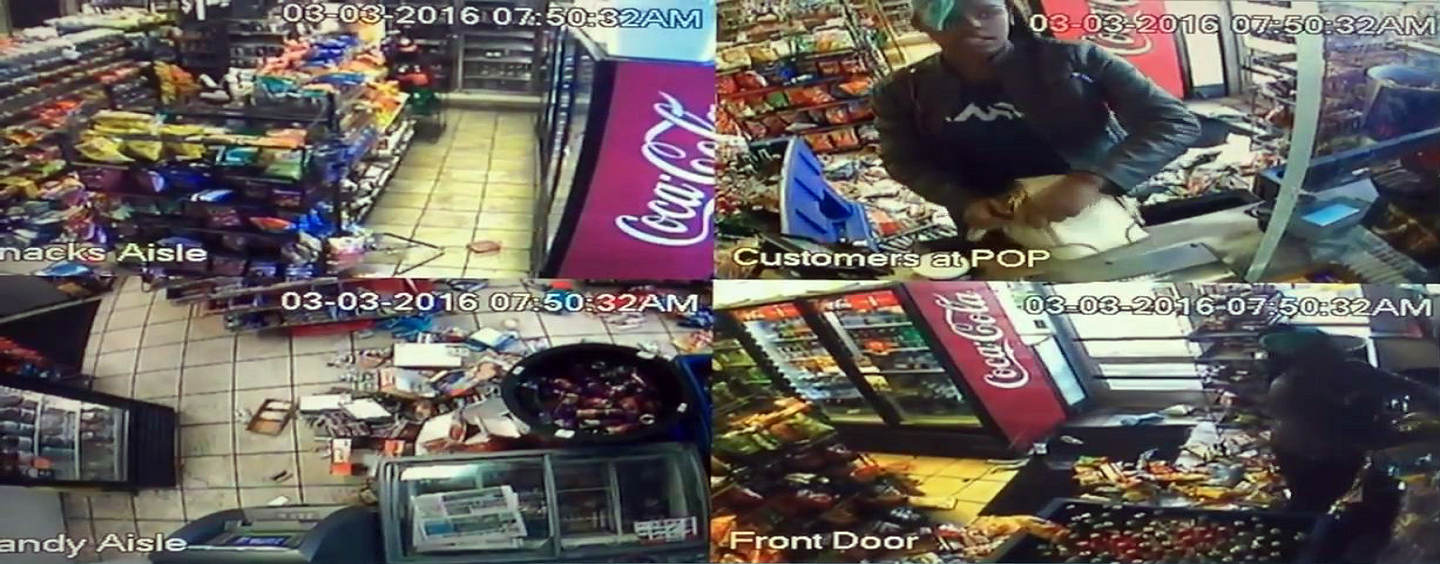 Black Snack Pack Thrower Destroys Gas Station After Being Caught Stealing $11 Worth Of Candy! (Video)