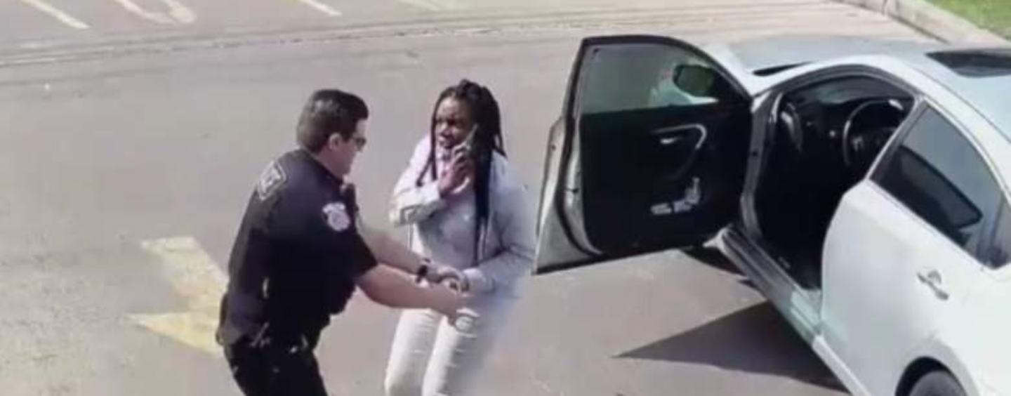 Black Queen Calls 911 On Racist Arresting Officer Which Infuriates Him & Makes Him Assault Her! (Video)