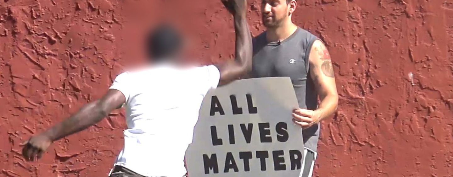 YouTuber Joey Salads Savagely Attacked By Blacks Over Holding Up An All Lives Matter Sign! (Video)