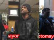 Big Black Shitcago Ghetto Beast Blast Barber Over Kids Hair & Police Have to Intervene! (Video)