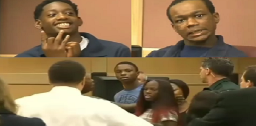 Niggly Teens Captured For Grand Theft Auto Act An AZZ To Whites With Family During Sentencing! (Video)