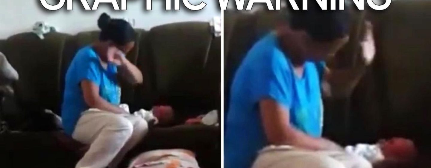 Update Woman Slapping & Mushing Infant 42 Times Has Been Arrested! (Video)