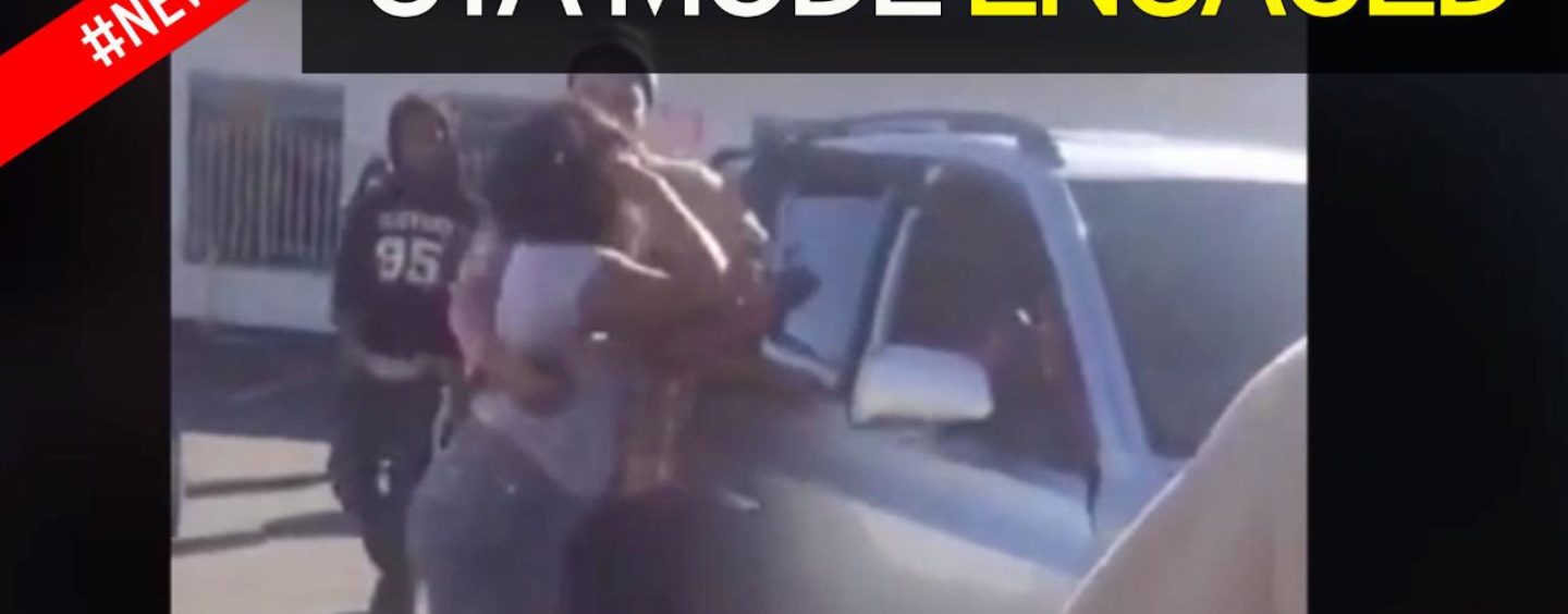 Black Chicks Use Real Cars To Play Bumper Cars With After Beatdown Over A Man! (Video)