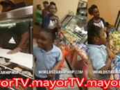 HoodTrash BT-900 Cusses Out Subway Employee & Threatens His Life In Front Of Her Kids! (Video)