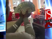 Black Chick Caught Stealing With Her Child From Family Dollar & Goes In On Cashier! #iShitUNot (Video)