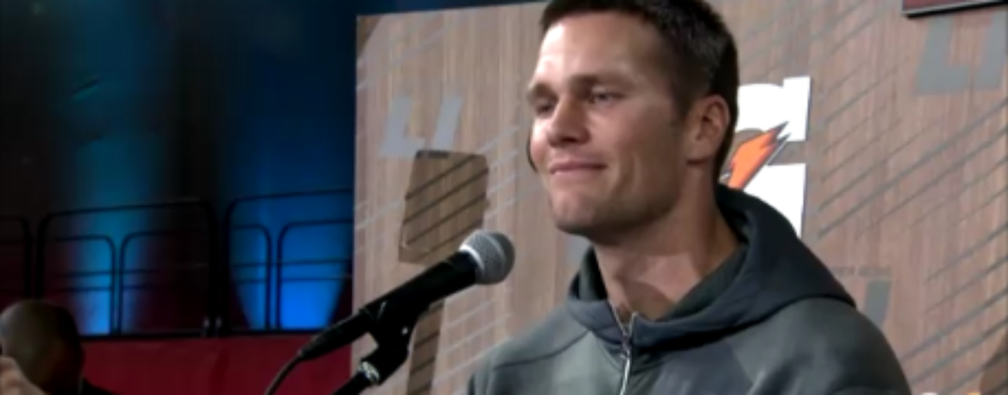 Tom Brady Breaks Down Talking About His Father During Superbowl Interviews! (Video)