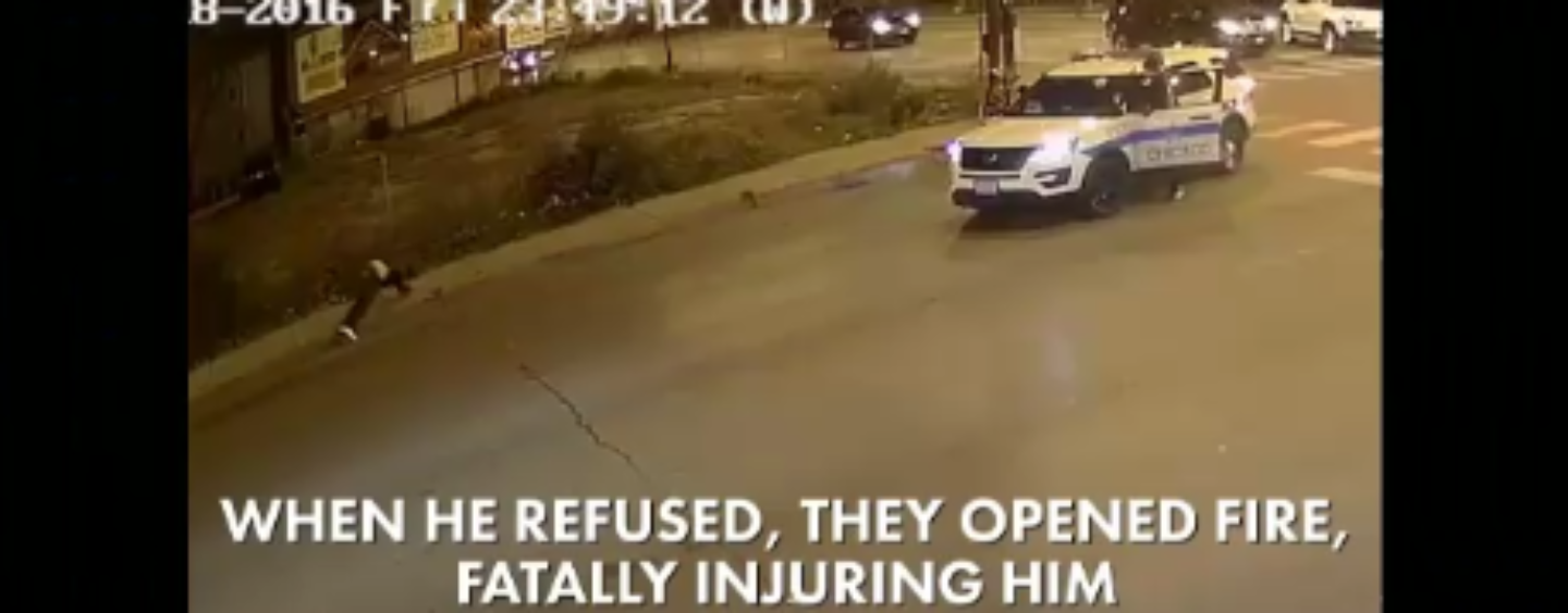 Chicago PD Shoot & Kill Black Thug Who Pulls Out Gun During A Street Fight! #NigglyBearSeason (Video)