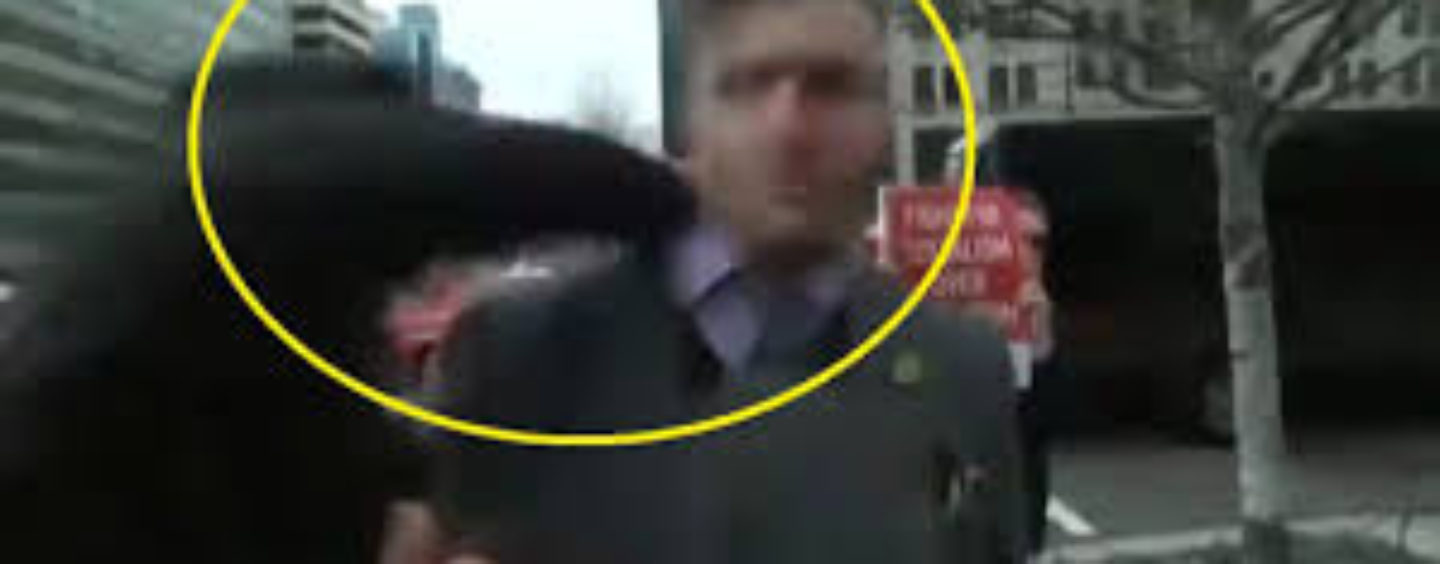 Leader of White Supremacist ALT Right Richard B Spencer Sucker Punched At Trump Inauguration Parade! (Video)