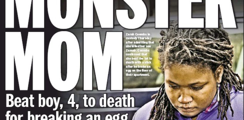 Black Mom Beats Her 4 Year Old Son To Death Because He Dropped An Egg! iShitUNot (Video)