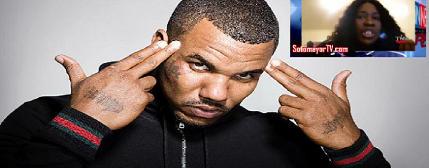 Rapper The Game Kicks StruggleFaced Chick Out Of His Superbowl Party For Being Dark Skinned! (Video)