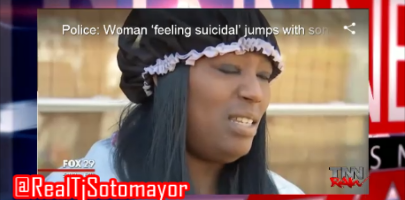 Suicidal Black Mom Jumps From Her Project Home Window With Her 2 Year Old Child! #InternationalWomansDay (Video)