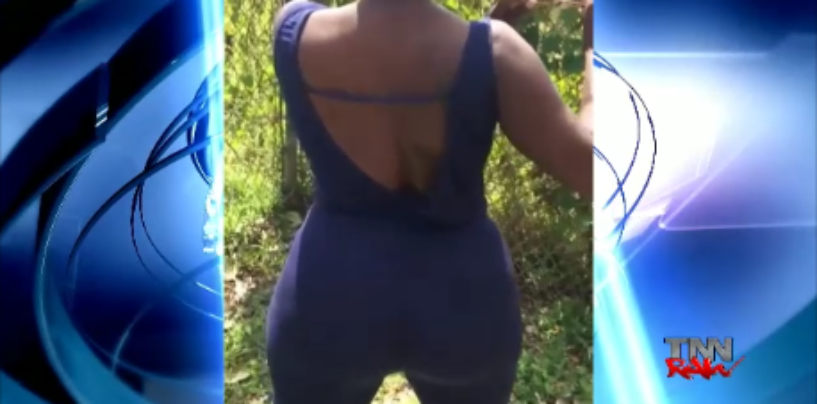 Black Auntie Shows Shes Multi Talented By Twerking & Playing The Flute In The Hood! #iShitUNot (Video)
