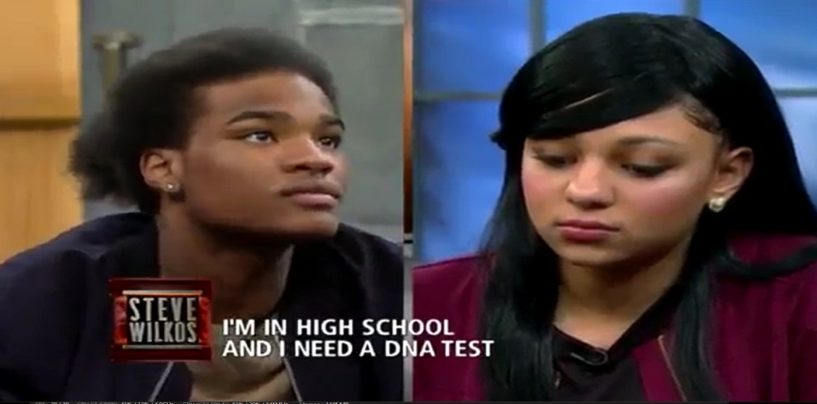 Teenage Mutant Kneegrow Whore With 2 Kids Embarrasses Her Baby Daddy Live On TV With Paternity Results! (Video)