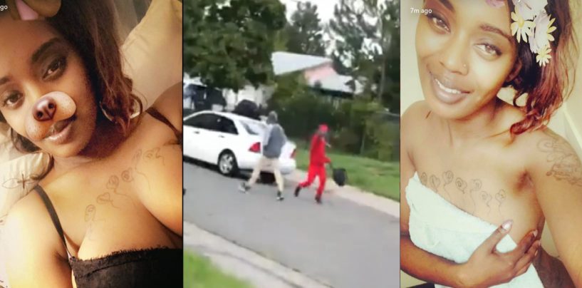 DBBP #8 Hood-Mom Of 2 & 1 On The Way, Shot at By Neighborhood Thugs While She Records It For Facebook! (Video)