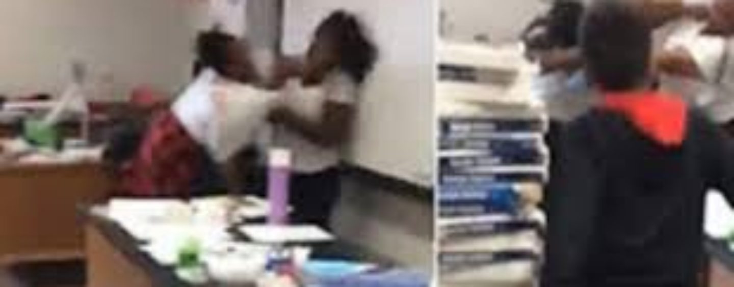 2 Atlanta BT-1000 Teachers Get Into A Brawl During Class In Front Of Students Before Being Arrested! (Video)