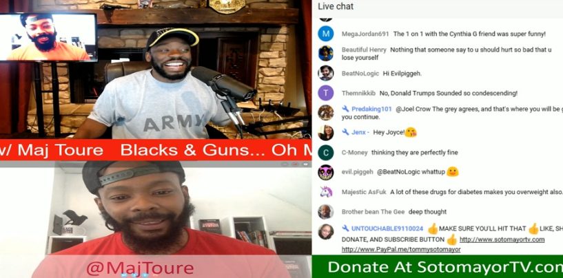 1on1 w/ Maj Toure: Guns, Ammo, Philando Castile, Race, Politics & More LIVE! (Video)