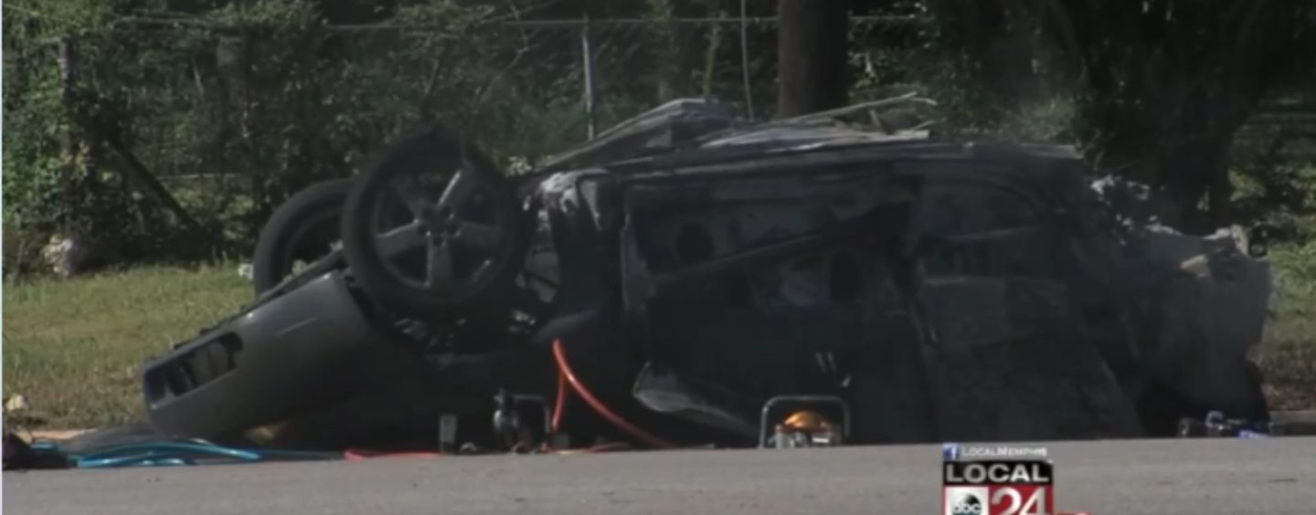 Another Memphis Black Woman Crashes Her Car & Burns 2 Death In A BT-1000 Road Rage Event! (Video)