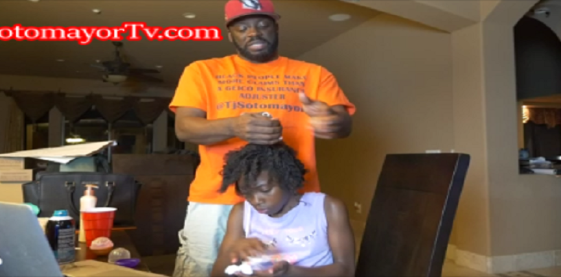 Black Man Removing His Daughters Braids For The 1st Time & Discussing Life In Depth! (Video)