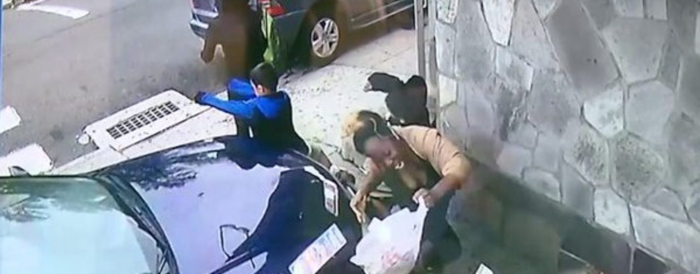Heroic Black Woman Throws Herself In Front Of A Car To Save A Child And They Both Were Hit! (Video)