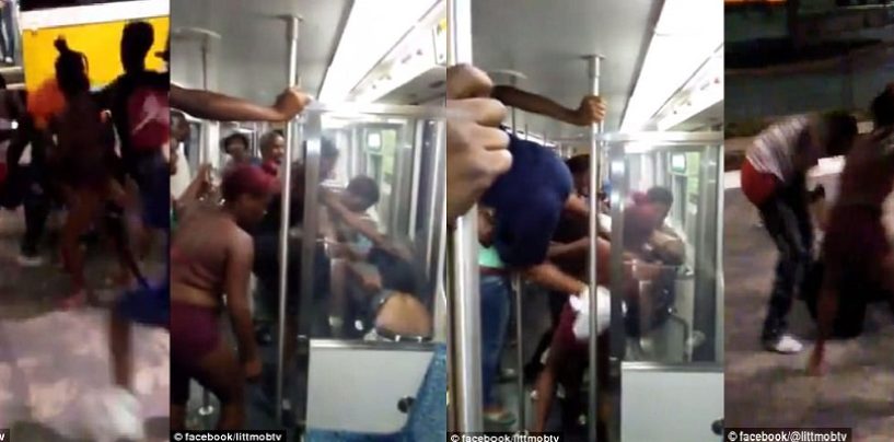 Dallas Father Brutally Beaten By Black Teens After Asking Them To Stop Smoking Marijuana On Train! (Video)