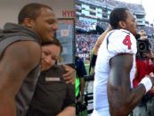 Rookie Deshaun Watson Of The Houston Texans Gives His First Game Check To Victims Of Hurricane Harvey! (Video)