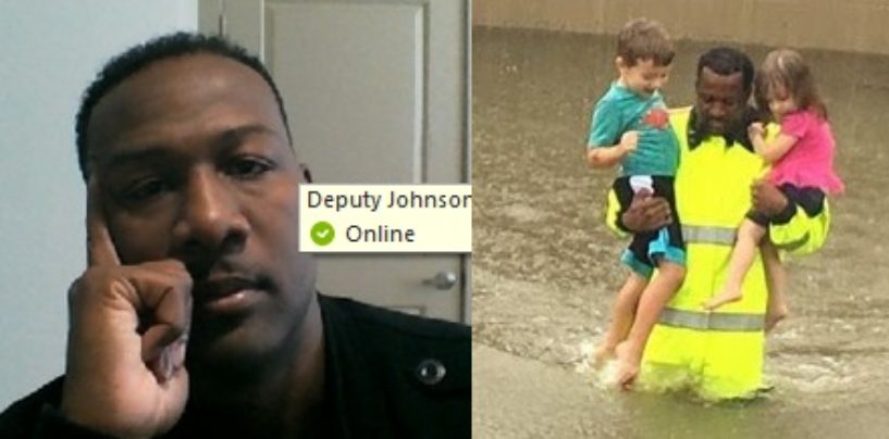 Hero Houston Sheriffs Deputy Rick Johnson Who Saved Lives During Hurricane Harvey Joins Me! (Video)