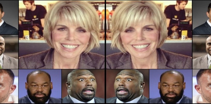 NFL Network & ESPN Suspend Marshall Faulk & Others For Sexually Harassing A Dried Up White Prune! (Video)