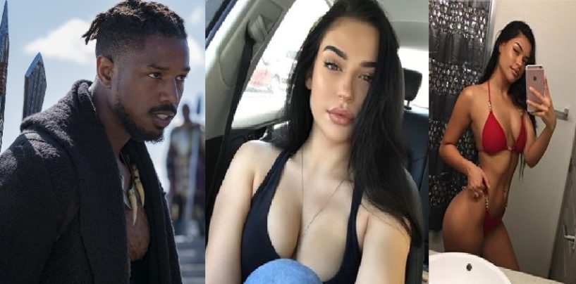 Black Women Are Calling For BOYCOTT Of Black Panther Movie Because Star Micheal B Jordan Is Dating A Non Black Woman! (Video)