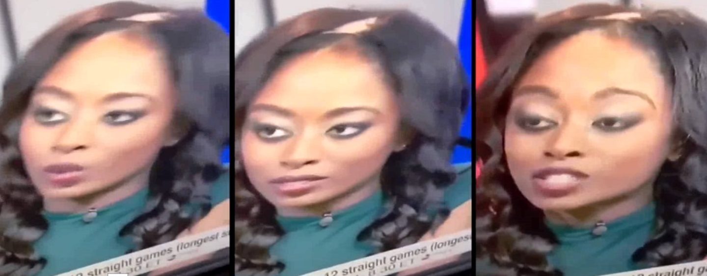 Black Female ESPN Sportscenter Host Has A Wig Malfunction Live On Air! Hilarious (Video)