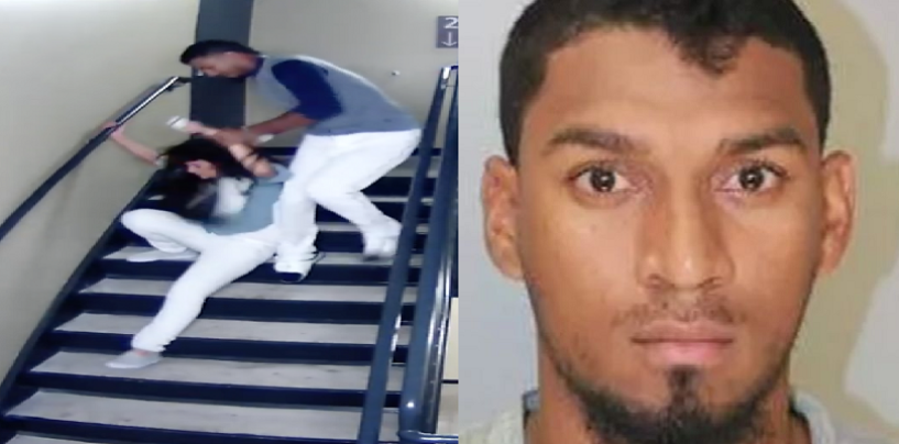 Former Astros Player Ends His Career After Being Caught On Video Beating His Girlfriend Down A Flight Of Stairs! (Video)