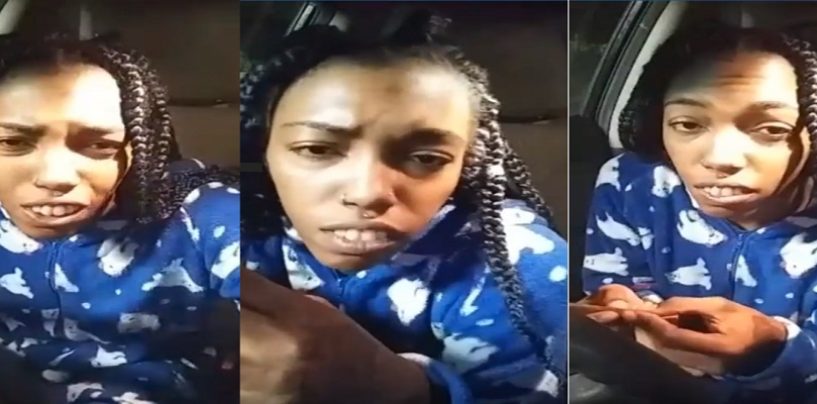 #ATW SomaliMouth Chick Gets Roasted On Facebook Live While In Her Car Wearing Pajamas! (Live Broadcast)