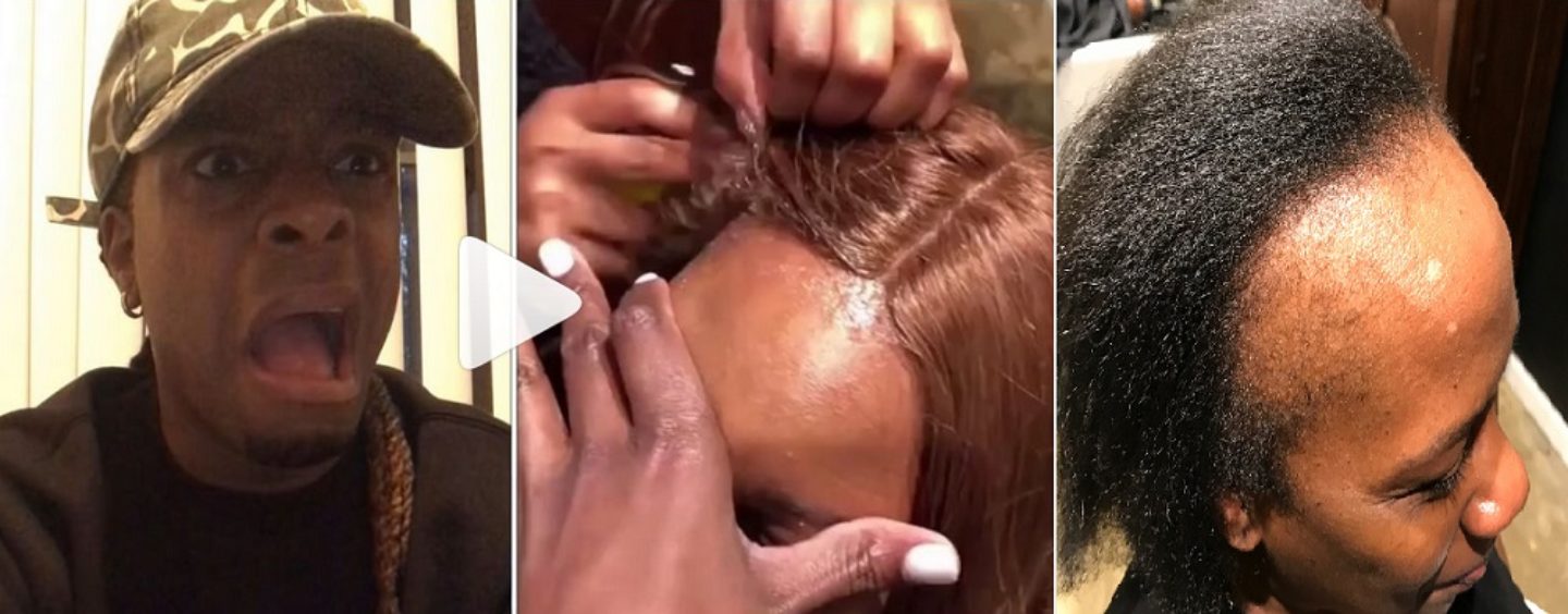 This Woman Wore Weave For 15 Plus Years And Look At How Phucked Up It Is Now! (Shocking Video Footage)