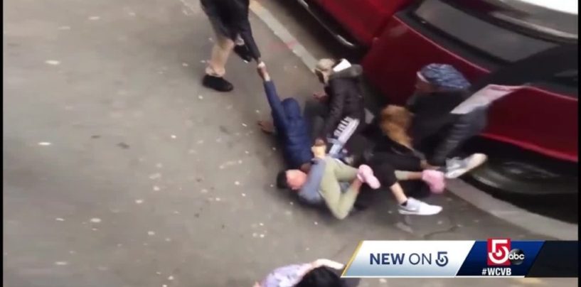 Black Hoes Rob, Beat & Drag Asian Shop Owner Who Tried To Stop Them From Stealing His Wigs! (Video)