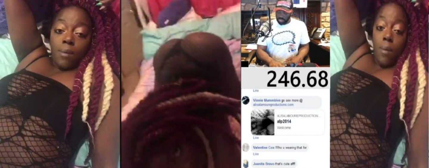 #ATW Land Whale Goes Live On FB & Joins Woman Who TwerksWithMom Watching! SMH (Live Broadcast)