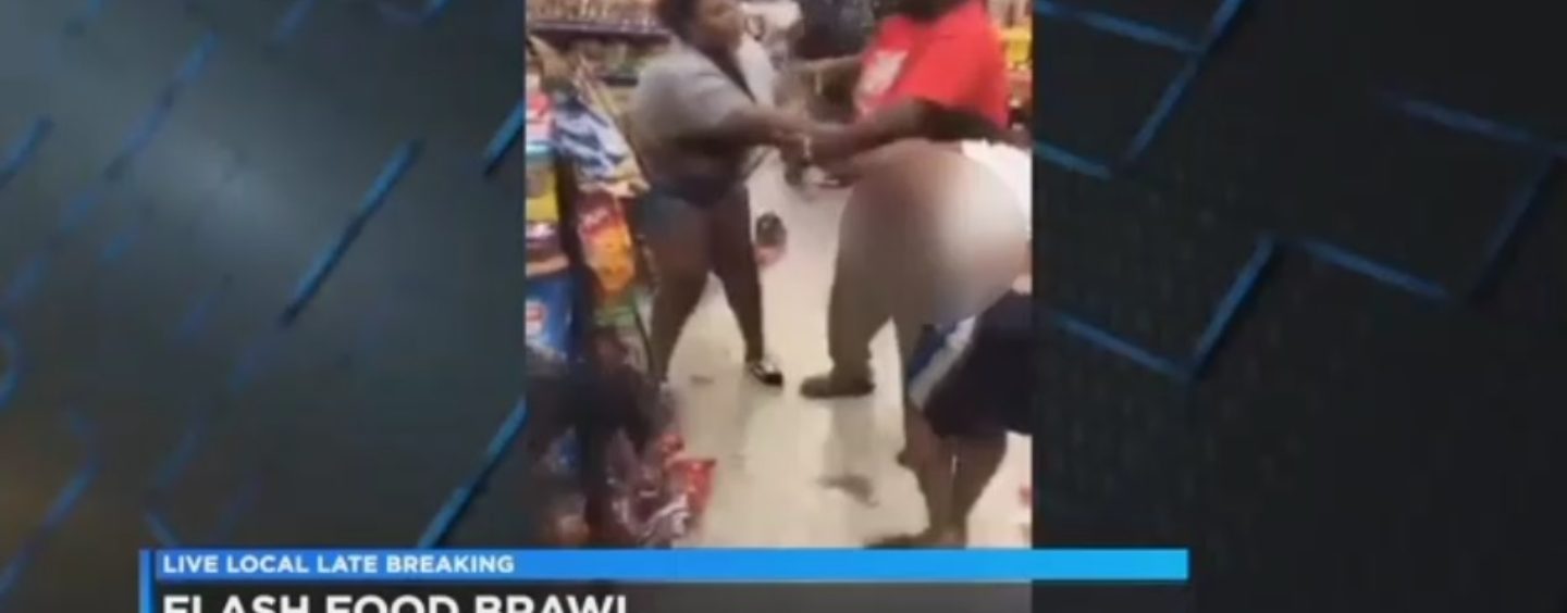 5 Hoodrat Black Hoes Arrested After Brawling In A Gas Station After Being Asked For I.D. #iShitUNot (Video)