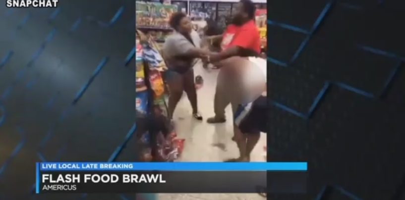 5 Hoodrat Black Hoes Arrested After Brawling In A Gas Station After Being Asked For I.D. #iShitUNot (Video)