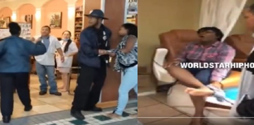 ATW – Black Woman Calls Asian Shop Owner A “Monkey From Planet Of The Apes” While Cussin & Not Paying For Services (Live Broadcast)