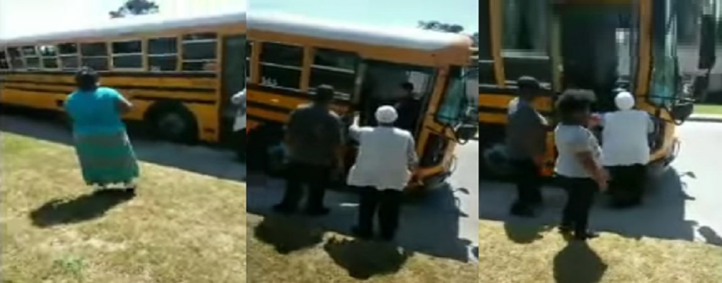 Videos Like This Explain Why I Hate Most Black Females! Elementary School Girls Brawl On School Bus As Mothers Watch (Live Broadcast)