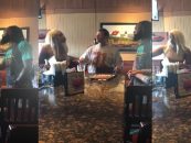 Black Man Catches His Hair Hatted Baby Momma SellingAzz To Her White Sugar Daddy At Red Lobster! (Live Broadcast)