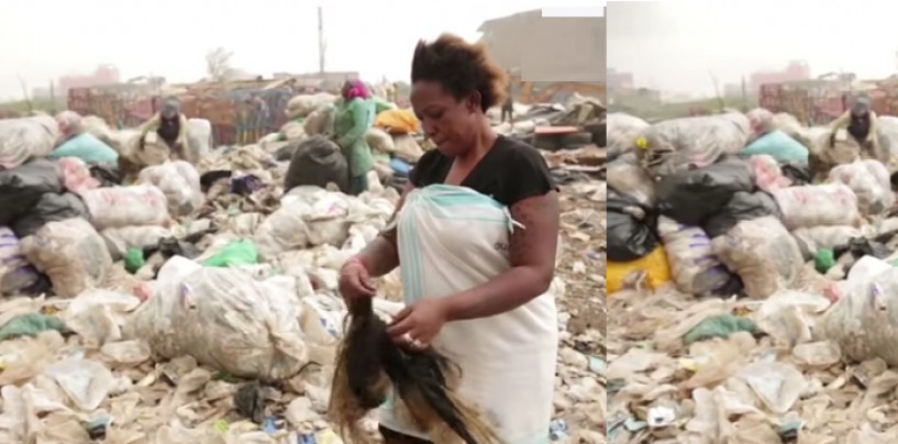 Black Women In Kenya Dive In Landfills To Get Weave In Their Desperation To Look White! (Live Broadcast)