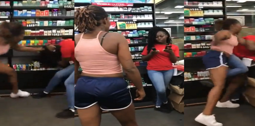 Black Women Jumps Another At Her Job While Her Sister Filmed The Entire Assault! (Video)