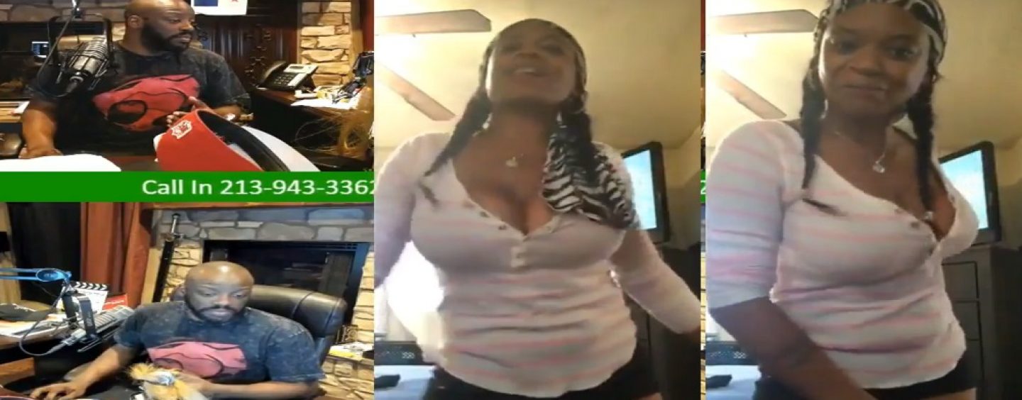 #ATW – Big-Breasted Broad Goes Off On Tommy Sotomayor, Ethering Him On His Own LIVE Stream! (Live Broadcast)