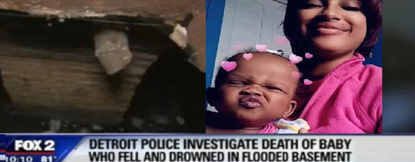 Black Women Grieving After Allowing 1 Year Old Baby To Drown In Basement Flooded With Sewer Water! (Video)