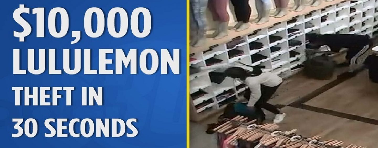 A Band Of Black Hoes Sought For Robbing 10s Of Thousands Of Dollars Of Lululemons Across The Bay Area! (Video)