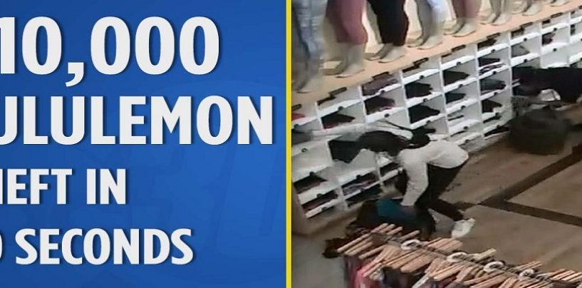 A Band Of Black Hoes Sought For Robbing 10s Of Thousands Of Dollars Of Lululemons Across The Bay Area! (Video)